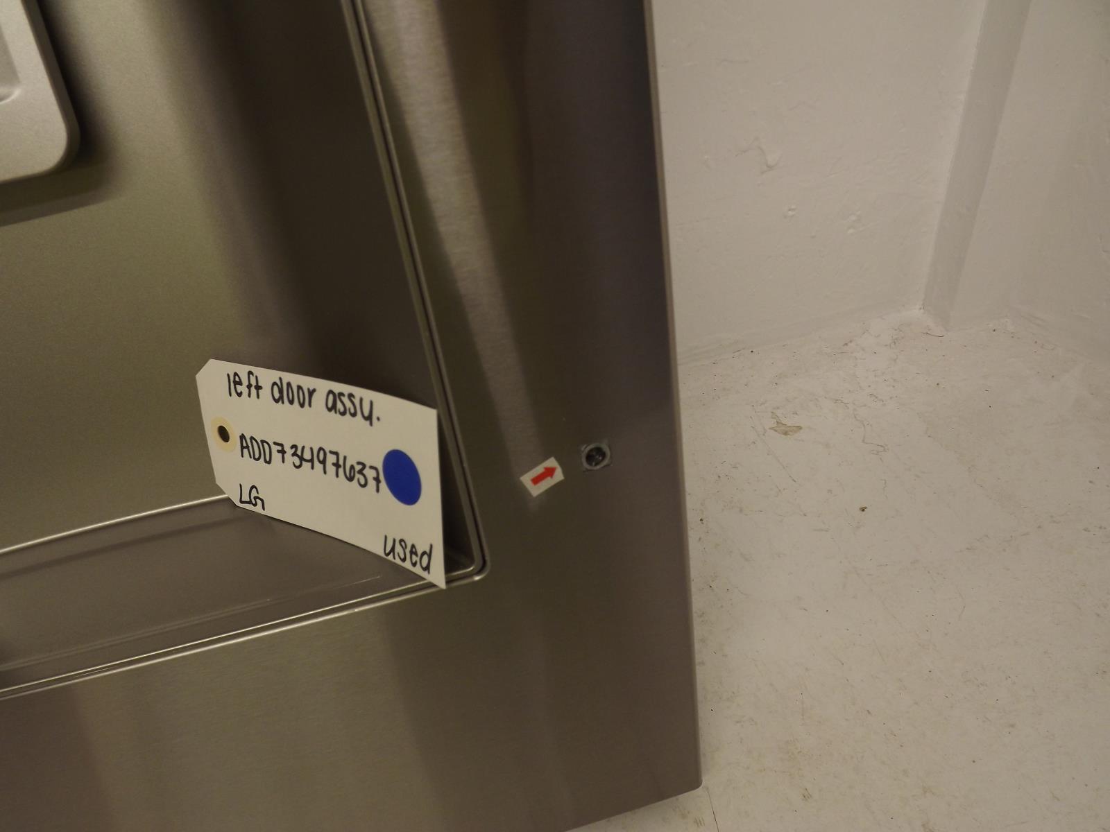 LG Refrigerator ADD73497637 Left Door Used LG Refrigerator ADD73497637 Left Door Used